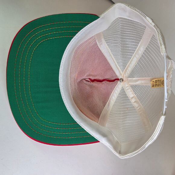 Vintage Arkansas Razorbacks Trucker Hat Mesh Snapback Made USA 70s 80s - Picture 6 of 10